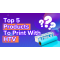 Top 5 Products To Print With HTV