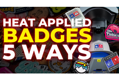 Heat Applied Badges 5 Ways