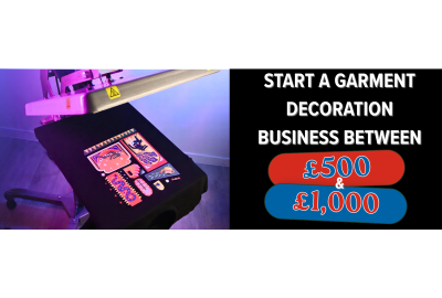 Start a Garment Decoration Business with £500 to £1000