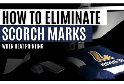 Eliminate Press Marks when Decorating Garments