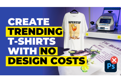Create Trendy Cocktail Themed T-Shirts Without Photoshop