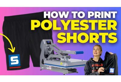 How To Print Polyester Shorts on your Heat Press