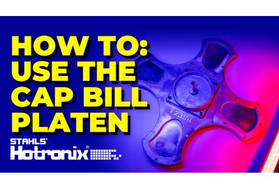 How To Use The Cap Bill Heat Press Platen