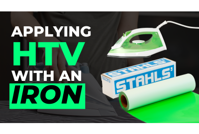 Applying Heat Transfer Vinyl With An Iron
