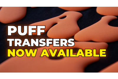 Puff Heat Transfers Now Available From Stahls' UK