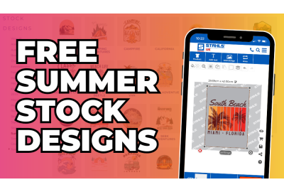 Free Summer Stock Designs For Heat Transfers