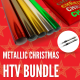 The Metallic Christmas HTV Bundle