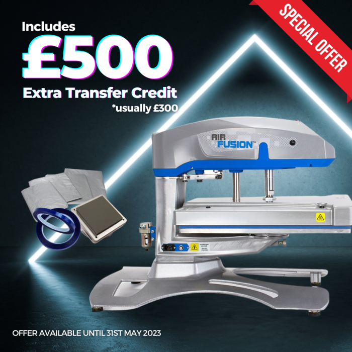 May 2023 Offer: Air Fusion Custom Transfer Bundle 2023
May 2023 Offer: Air Fusion Custom Transfer Bundle 2023