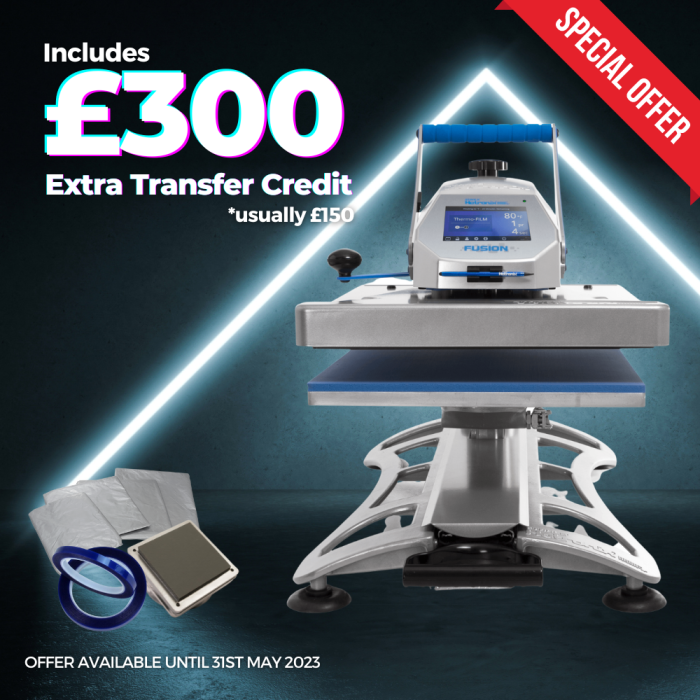 Hotronix Fusion IQ & Transfer Credit Bundle
