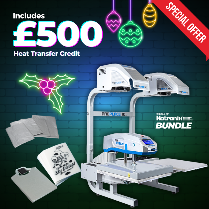 Hotronix ProPlace IQ Heat Press Bundle