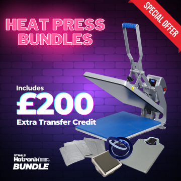 Offer: Auto-Open Heat Press and Custom Transfer Bundle