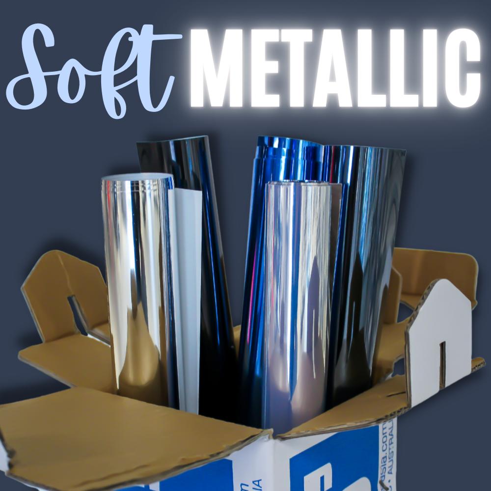 Stahls' Soft Metallic Heat Transfer Vinyl (HTV)